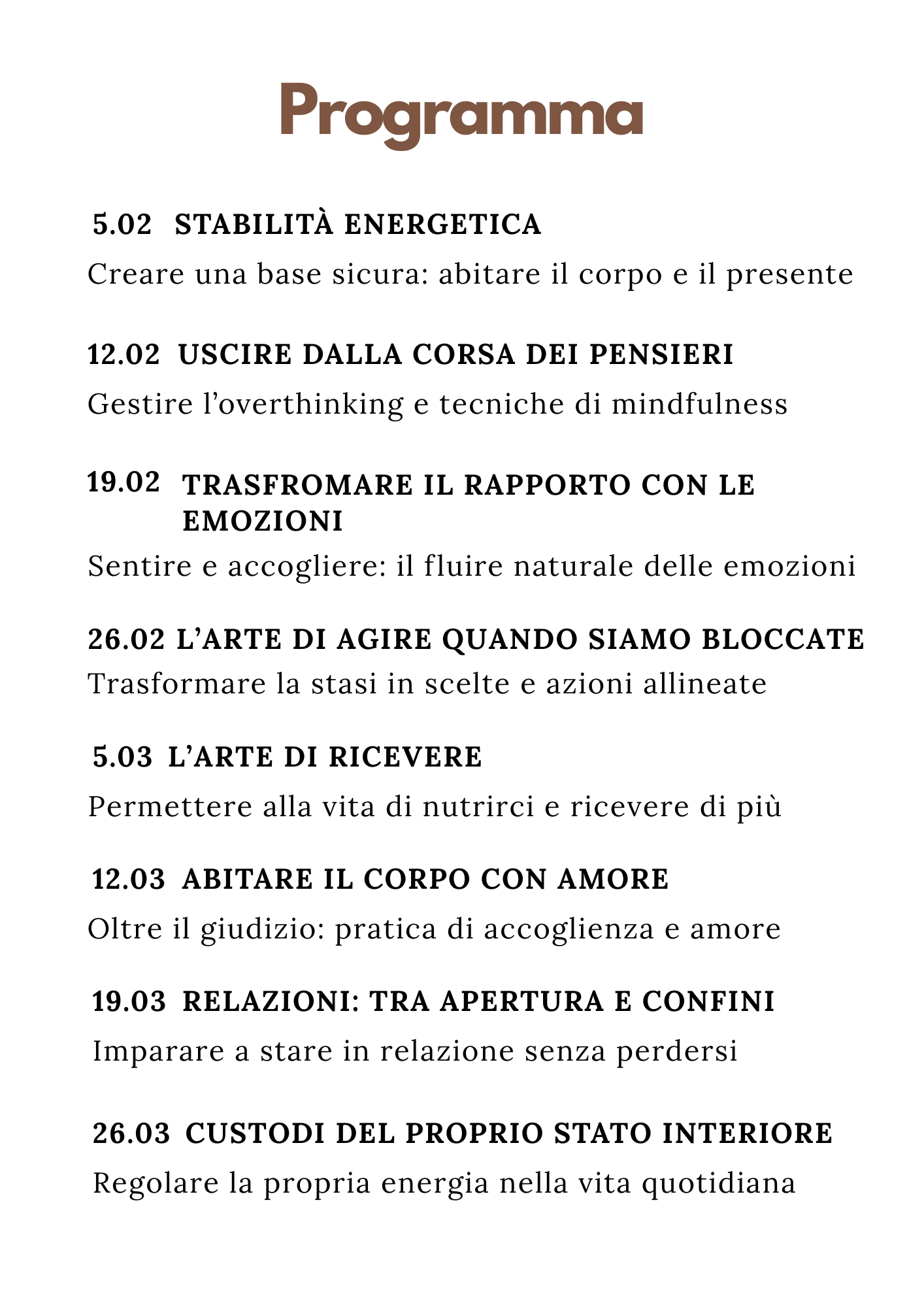 programma mindfulness